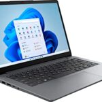 IdeaPad 1 14 Laptop, 14.0" HD Display, Intel Celeron N4020, 4GB RAM, 64GB Storage, Intel UHD Graphics 600, Win 11 in S Mode, Cloud Grey